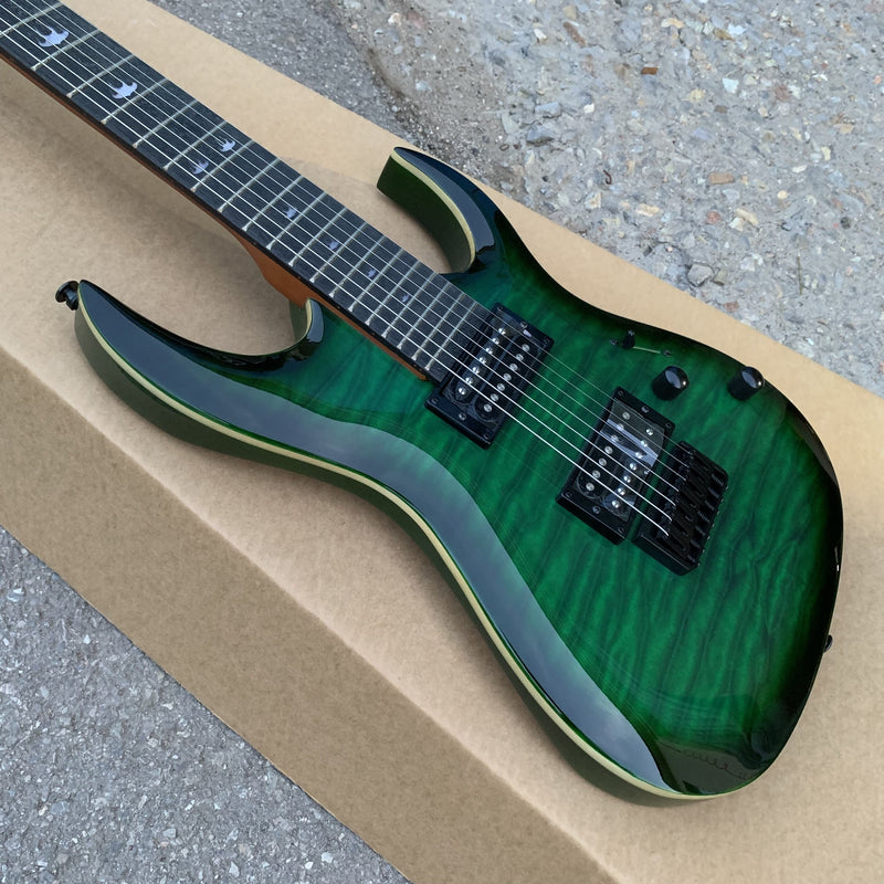 7 Strings Electric Guitar with Quilted Maple Top (YMZ-251, Limited Edition)