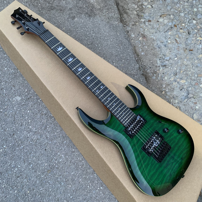 7 Strings Electric Guitar with Quilted Maple Top (YMZ-251, Limited Edition)