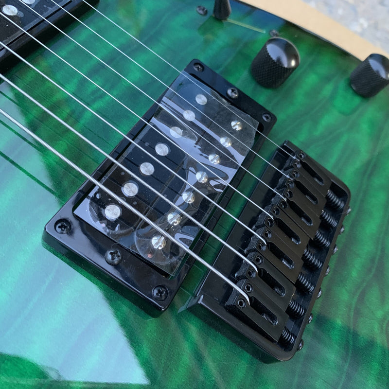 7 Strings Electric Guitar with Quilted Maple Top (YMZ-251, Limited Edition)