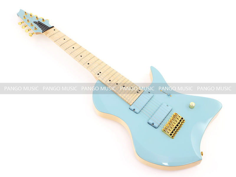 8-String Larada Style Gloss Dusty Blue Electric Guitar (LRG-034X)