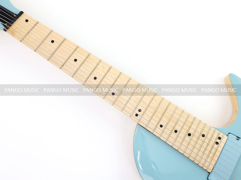 8-String Larada Style Gloss Dusty Blue Electric Guitar (LRG-034X)