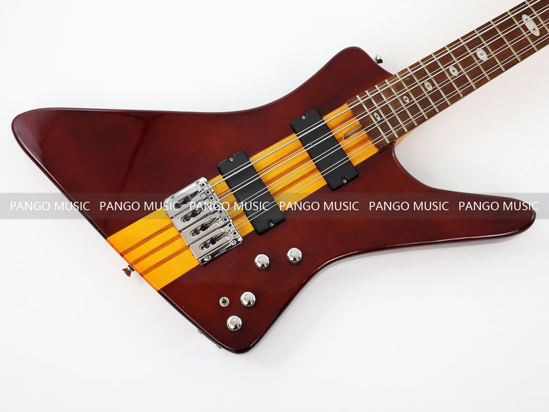 8 Strings Neck Through Bass Guitar with Active Electronics (GKS-142)