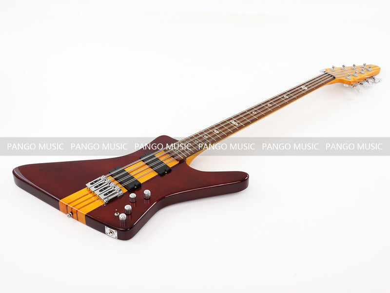 8 Strings Neck Through Bass Guitar with Active Electronics (GKS-142)