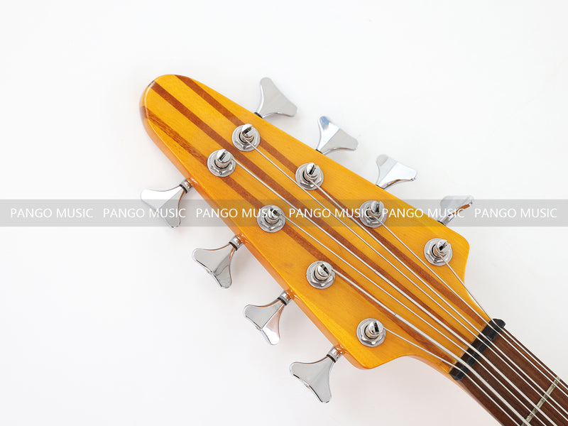 8 Strings Neck Through Bass Guitar with Active Electronics (GKS-142)