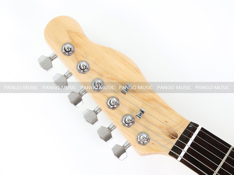 Acrylic Body TL Style Electric Guitar with UV-Printed Graphic Back Plate (PAG-085)