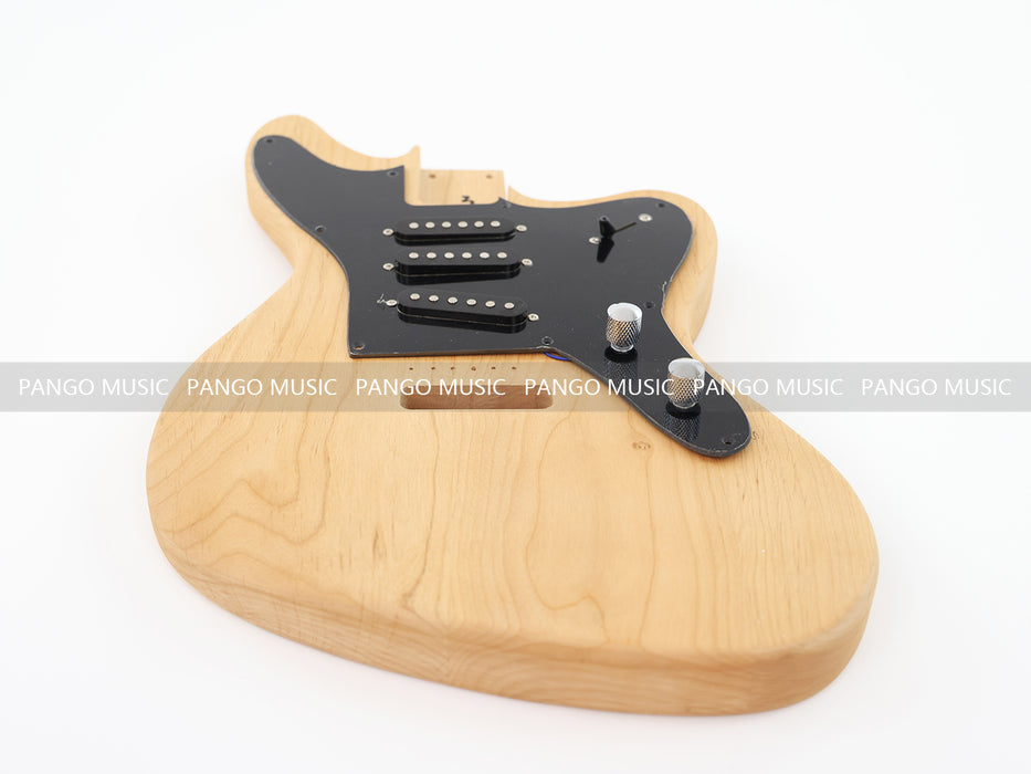 Alder Body Blank Headstock DIY Electric Guitar Kit (LRF-029, Limited Edition)