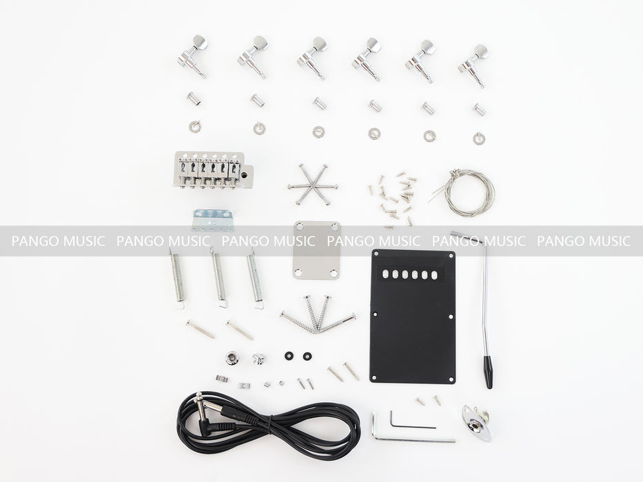 Alder Body Blank Headstock DIY Electric Guitar Kit (LRF-029, Limited Edition)