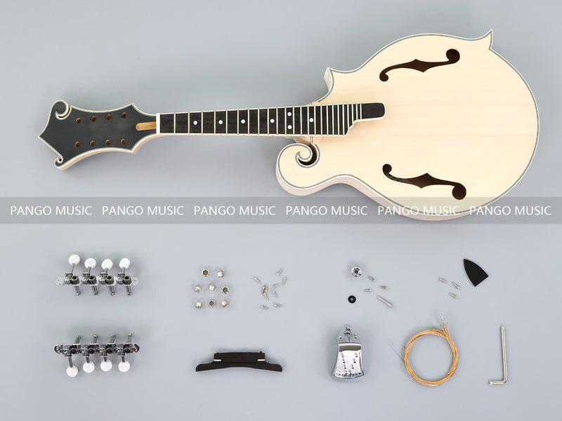 All-Solid Wood F-Style Right-Handed DIY Mandolin Kit (PMB-917X)