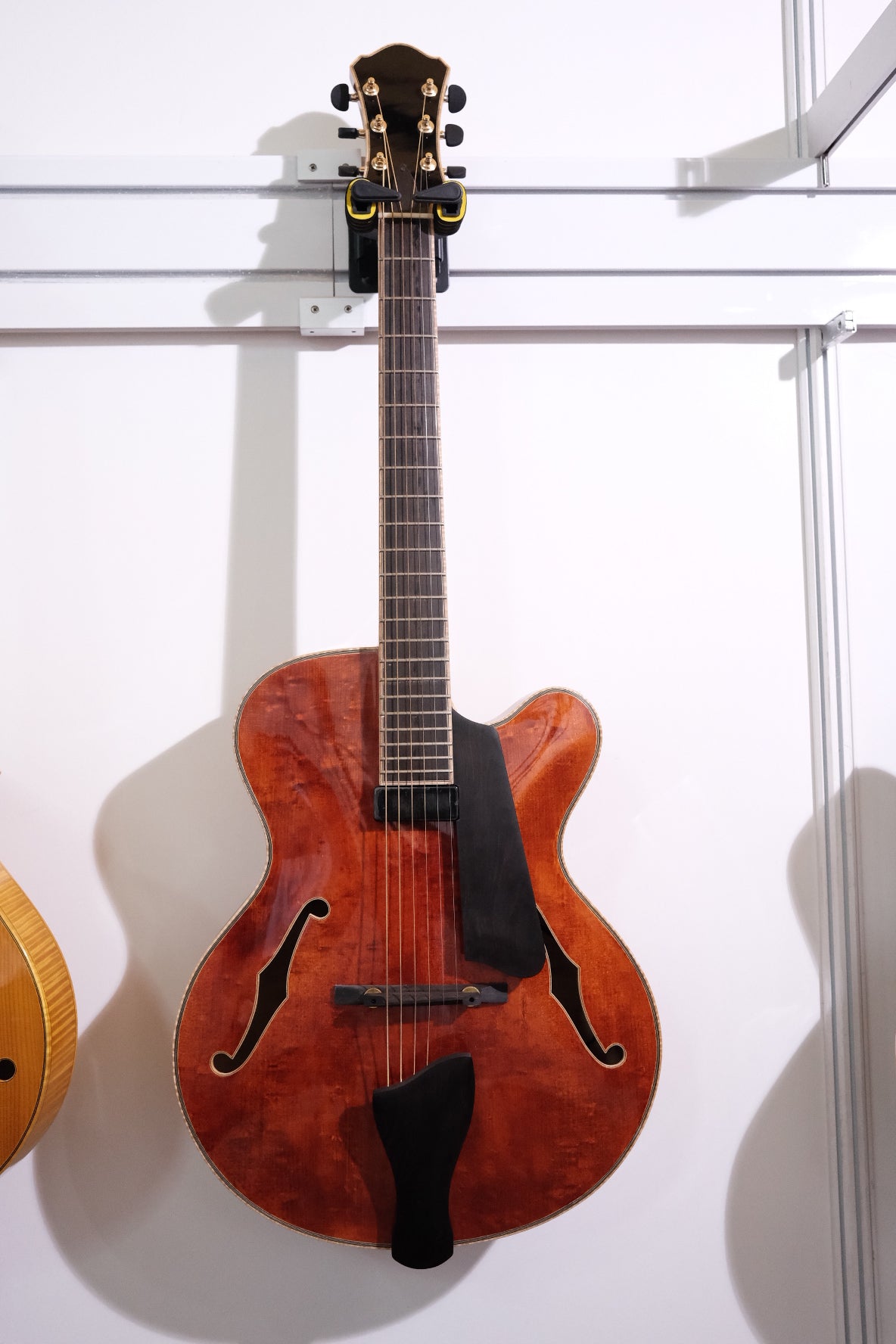 All Handcraft Hollow Body Archtop Cherry Burst Electric Jazz Guitar (P