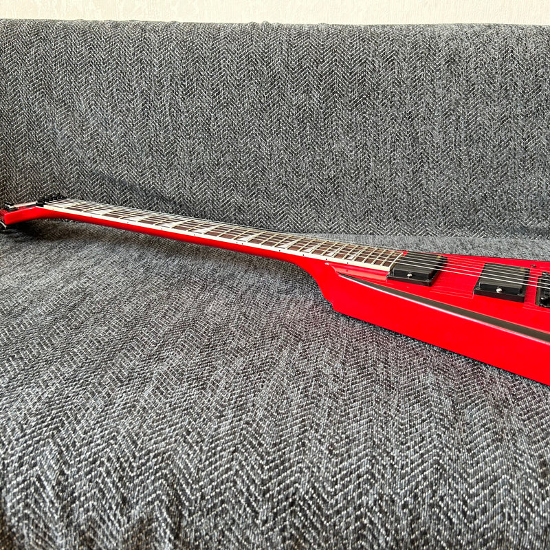 All Red Color Electric Guitar with Active Pickups (GKS-005)