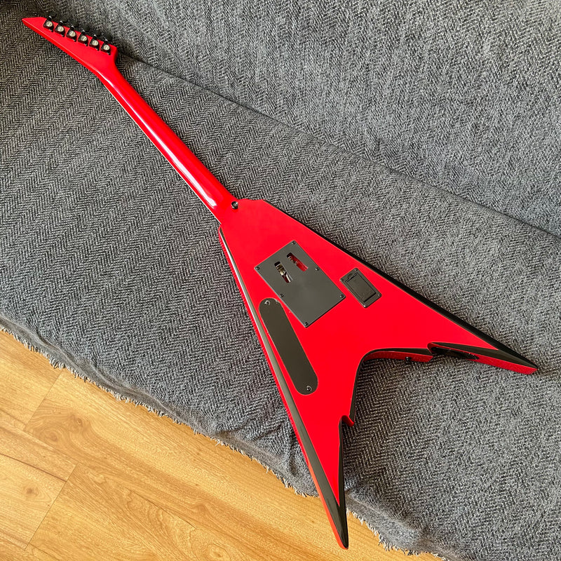 All Red Color Electric Guitar with Active Pickups (GKS-005)