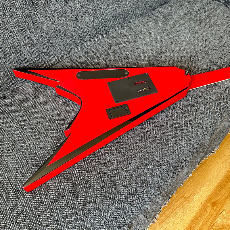 All Red Color Electric Guitar with Active Pickups (GKS-005)