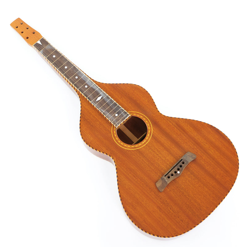 All Sapele Wood Weissenborn Hawaiian Slide Guitar (TW-200, No Hardware, Damaged Product)