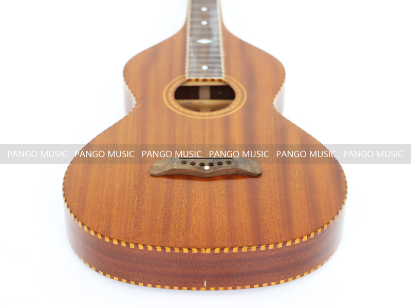 All Sapele Wood Weissenborn Hawaiian Slide Guitar (TW-200, No Hardware, Damaged Product)