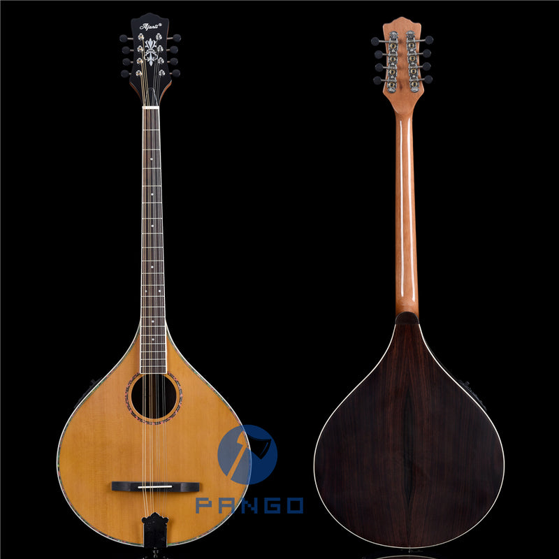 All-Solid Wood | 670mm Scale Length | Built-in EQ Acoustic-Electric Bouzouki (PBM-589S)