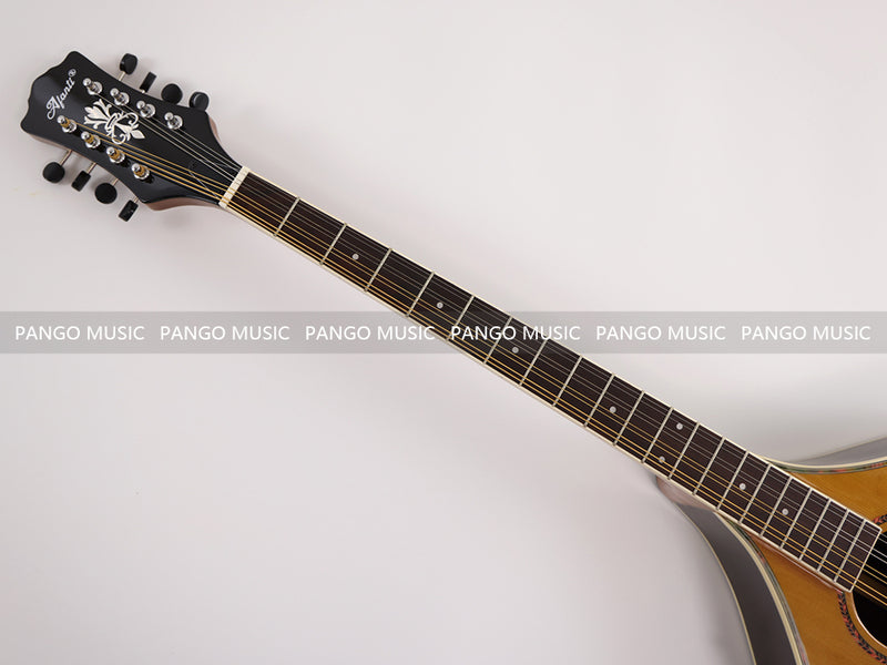 All-Solid Wood | 670mm Scale Length | Built-in EQ Acoustic-Electric Bouzouki (PBM-589)