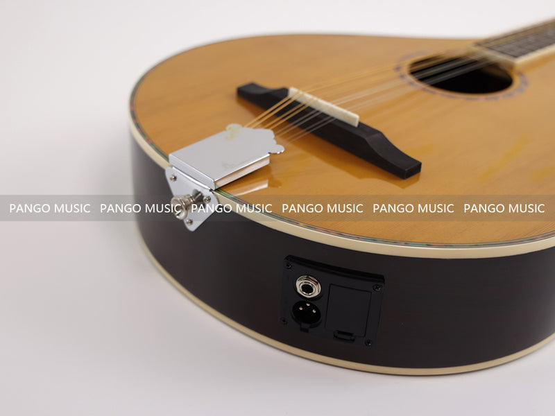 All-Solid Wood | 670mm Scale Length | Built-in EQ Acoustic-Electric Bouzouki (PBM-589)