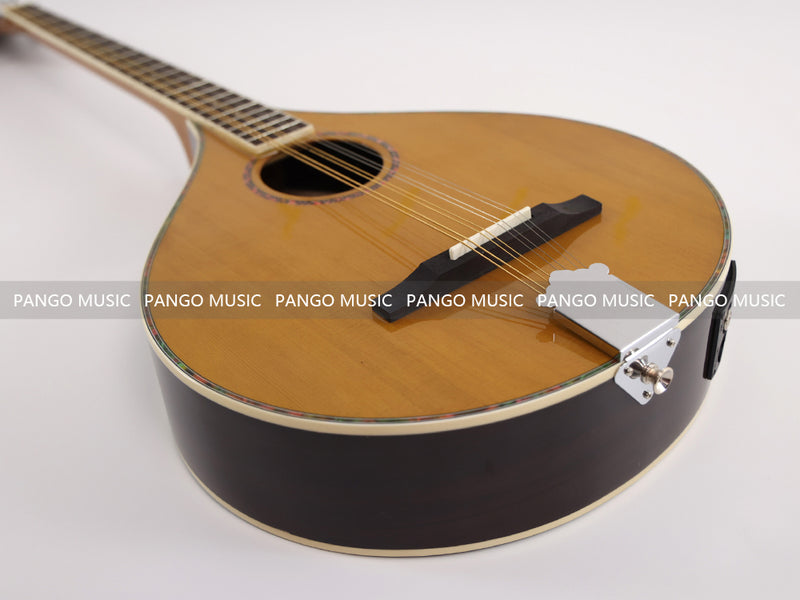 All-Solid Wood | 670mm Scale Length | Built-in EQ Acoustic-Electric Bouzouki (PBM-589)