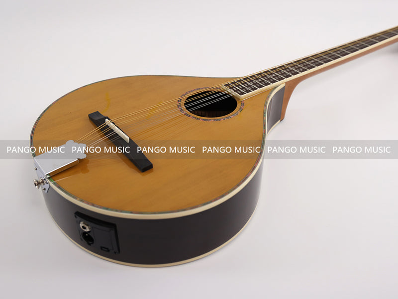 All-Solid Wood | 670mm Scale Length | Built-in EQ Acoustic-Electric Bouzouki (PBM-589)