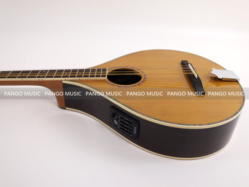 All-Solid Wood | 670mm Scale Length | Built-in EQ Acoustic-Electric Bouzouki (PBM-589)