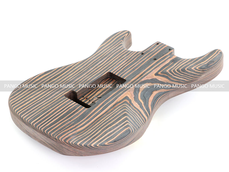 All Zebrawood Blank Headstock ST Style DIY Electric Guitar Kit (PST-567)