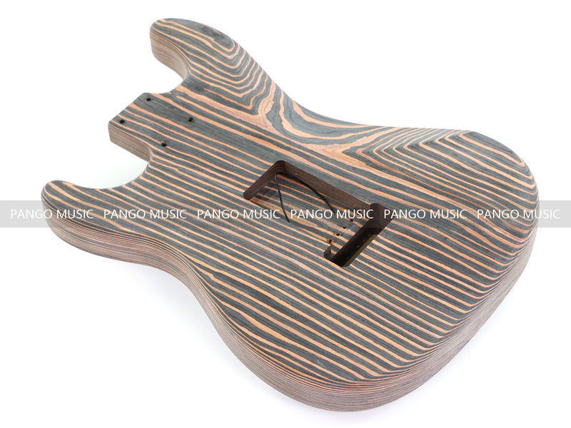 All Zebrawood Blank Headstock ST Style DIY Electric Guitar Kit (PST-567)