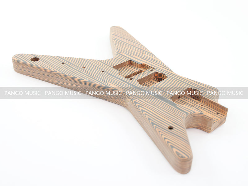 All Zebrawood DIY Electric Guitar Kit (PYX-012X)