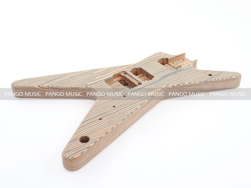 All Zebrawood DIY Electric Guitar Kit (PYX-012X)