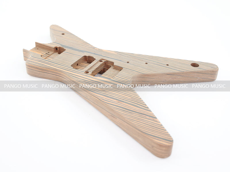 All Zebrawood DIY Electric Guitar Kit (PYX-012X)