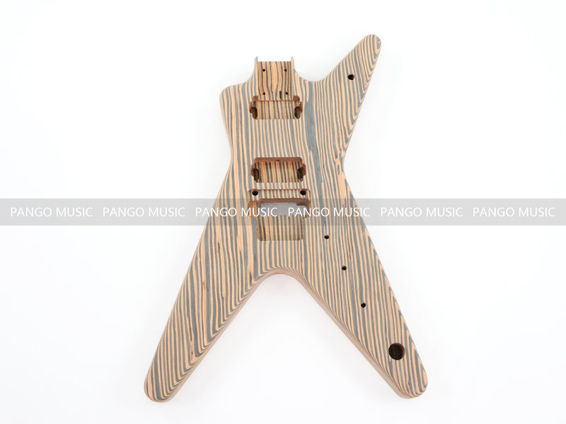 All Zebrawood DIY Electric Guitar Kit (PYX-012X)