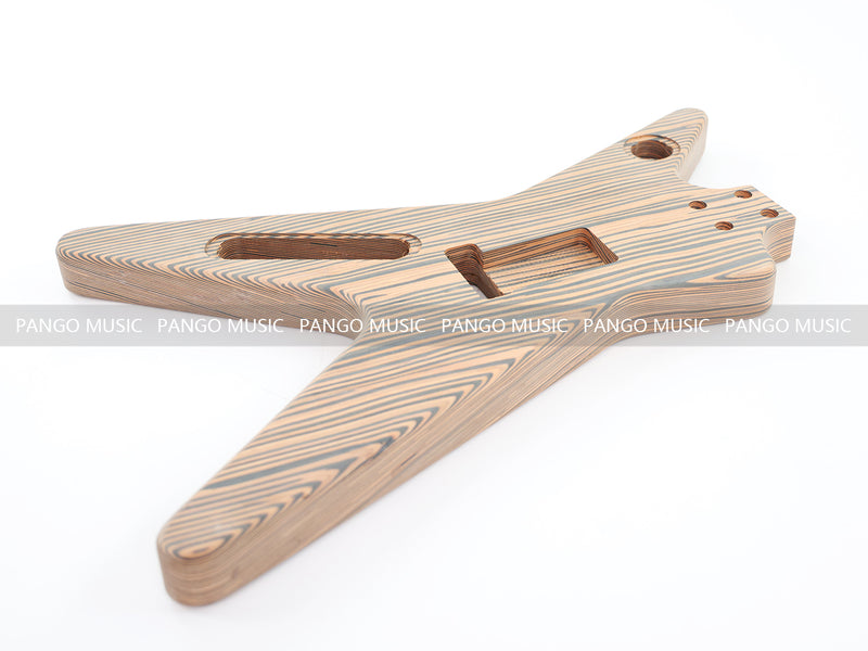 All Zebrawood DIY Electric Guitar Kit (PYX-012X)