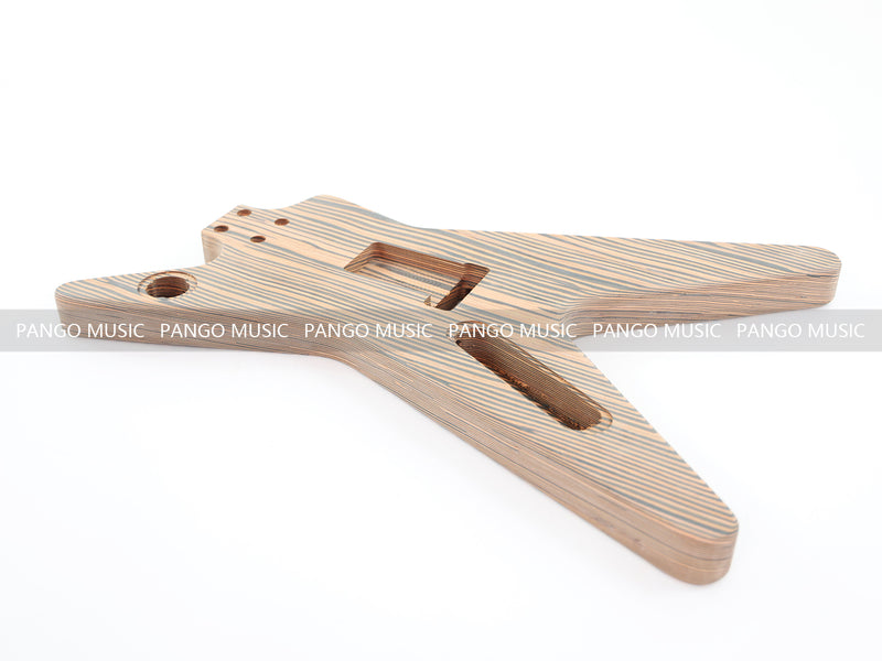 All Zebrawood DIY Electric Guitar Kit (PYX-012X)