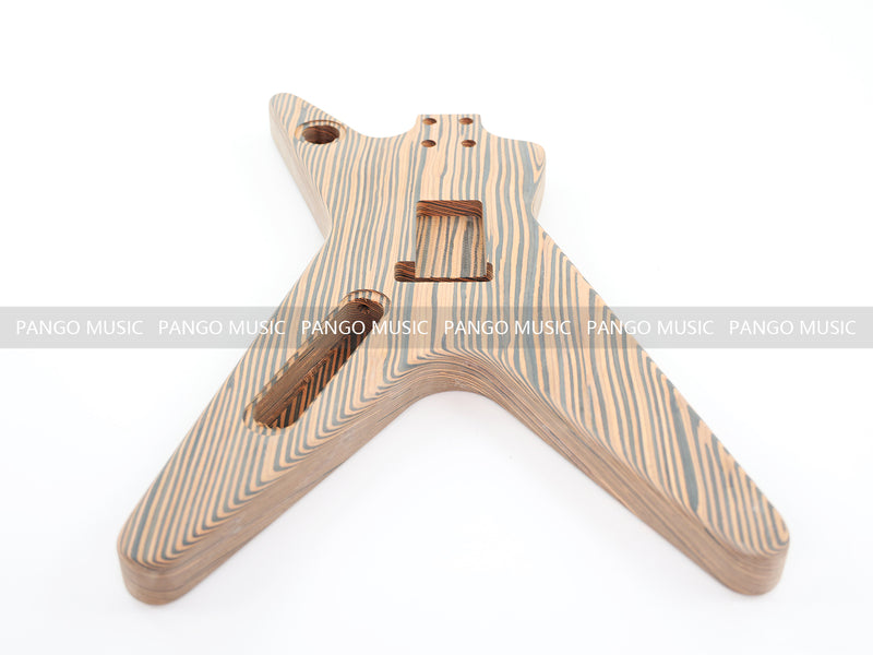 All Zebrawood DIY Electric Guitar Kit (PYX-012X)
