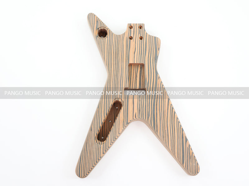 All Zebrawood DIY Electric Guitar Kit (PYX-012X)