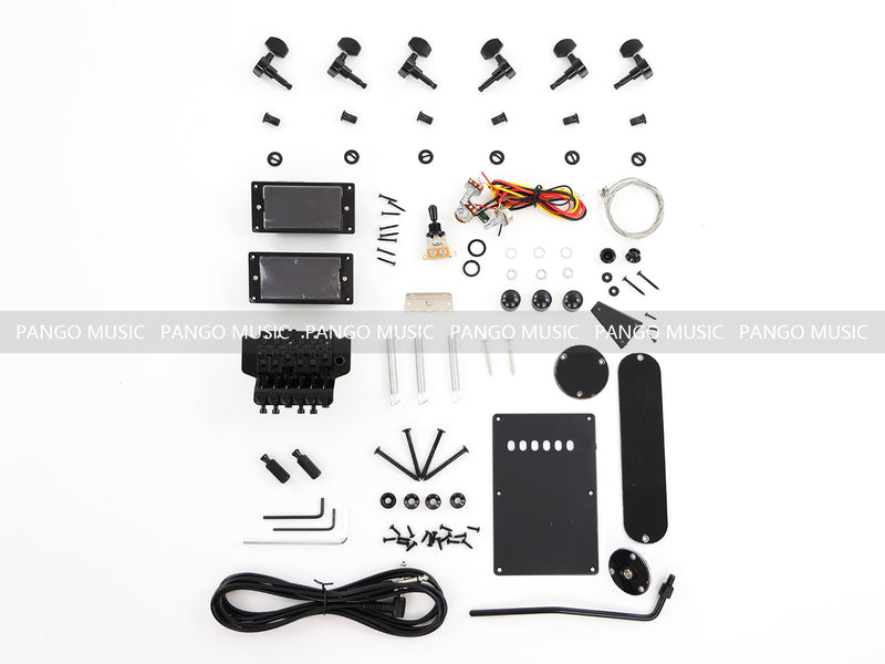 All Zebrawood DIY Electric Guitar Kit (PYX-012X)