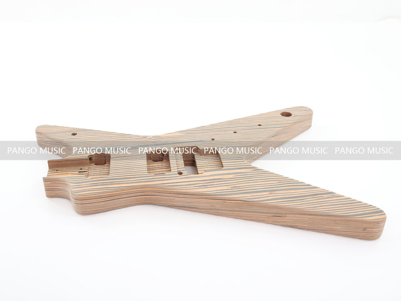 All Zebrawood DIY Electric Guitar Kit (PYX-012X)