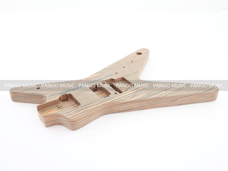 All Zebrawood DIY Electric Guitar Kit (PYX-012X)