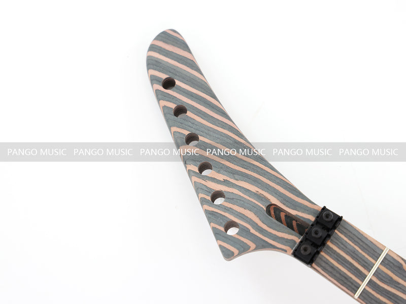 All Zebrawood Explorer Style DIY Electric Guitar Kit (PEX-230)