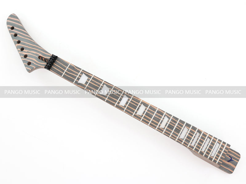 All Zebrawood Explorer Style DIY Electric Guitar Kit (PEX-230)