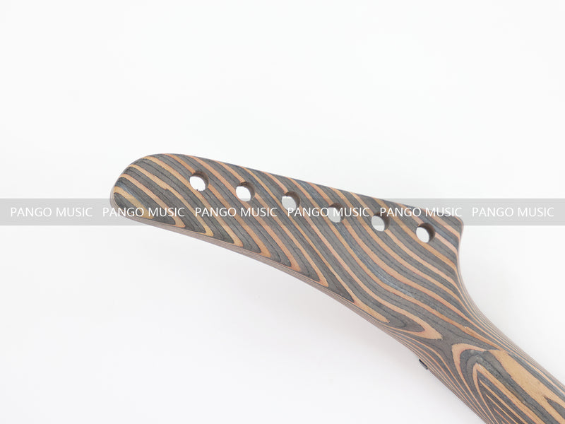 All Zebrawood Explorer Style DIY Electric Guitar Kit (PEX-228)