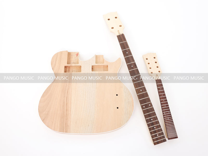 Double Neck 4-String Bass & 8-String Mandolin DIY Mandolin Kit (PTM-157)