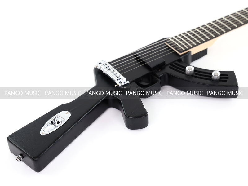 Black AK-47 Gun Shaped Electric Guitar (PQX-125)