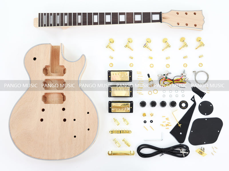 Black Beauty LP DIY Electric Guitar Kit (PLP-137F, Fast Shipping, Tariff-free)