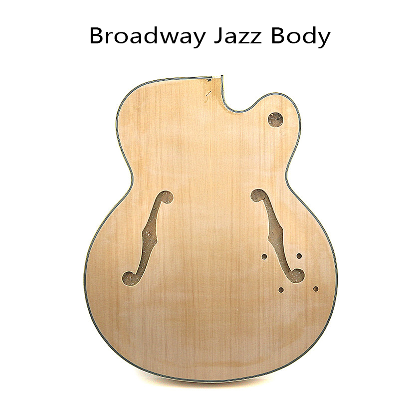 Broadway Style Semi-Hollow Jazz Guitar Body (HY-009)