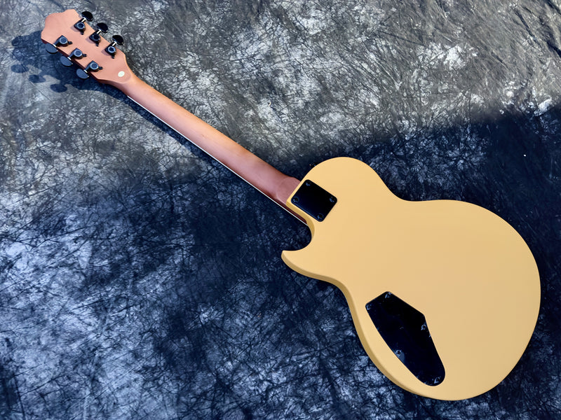 Classic LP Style Single-Cutaway Electric Guitar with Bright TV Yellow Finish (YMZ-258)
