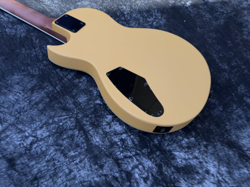 Classic LP Style Single-Cutaway Electric Guitar with Bright TV Yellow Finish (YMZ-258)