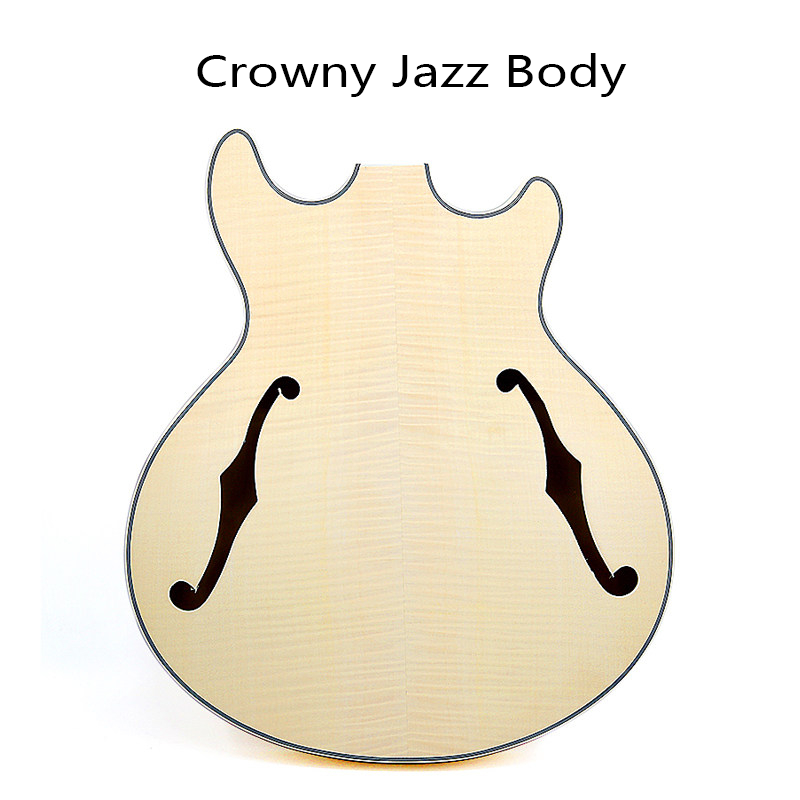 Crowny Style Semi-Hollow Jazz Guitar Body (HY-006)