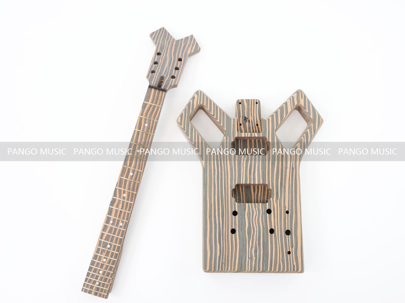 Cyberpunk Series All Zebrawood DIY Electric Guitar Kit (SK-01)