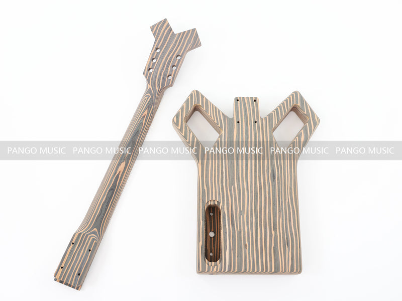 Cyberpunk Series All Zebrawood DIY Electric Guitar Kit (SK-01)