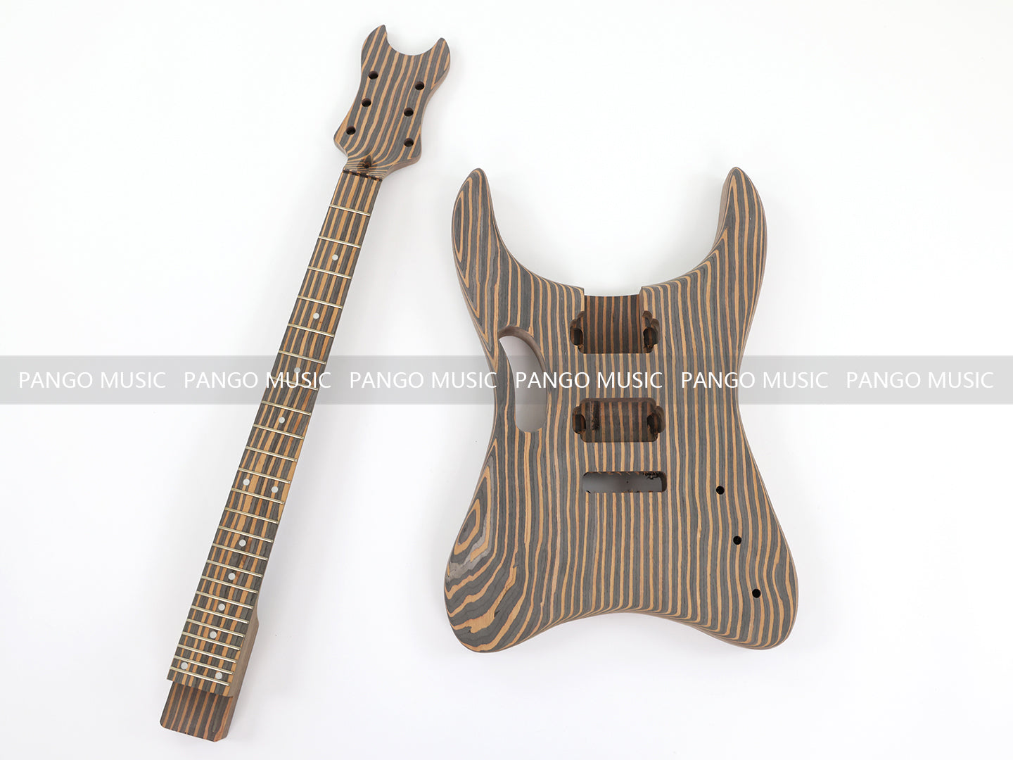Cyberpunk Series All Zebrawood DIY Electric Guitar Kit (SK-12